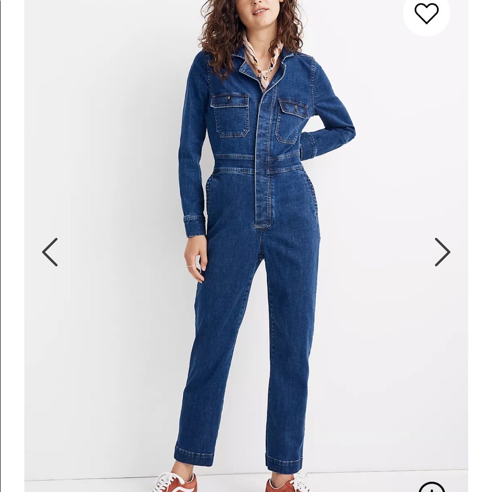 Madewell Slim Coverall Jumpsuit Stanwick Wash